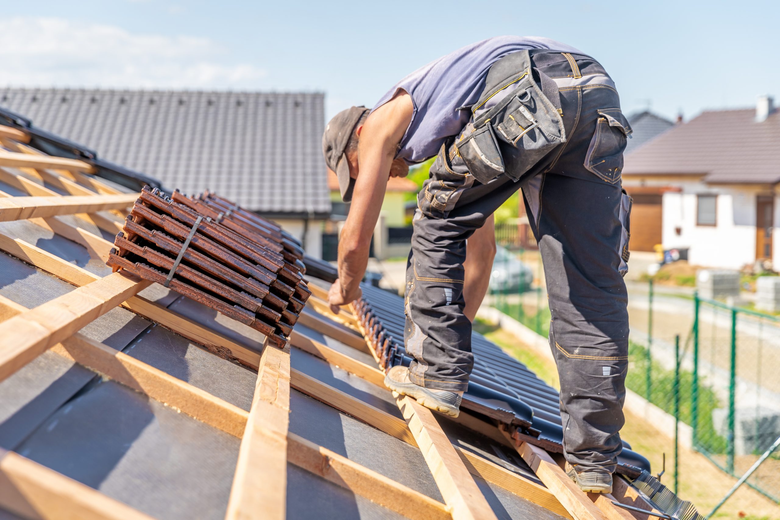 Bathroom Exhaust Vent Roof Leak inspection and planning in New Jersey